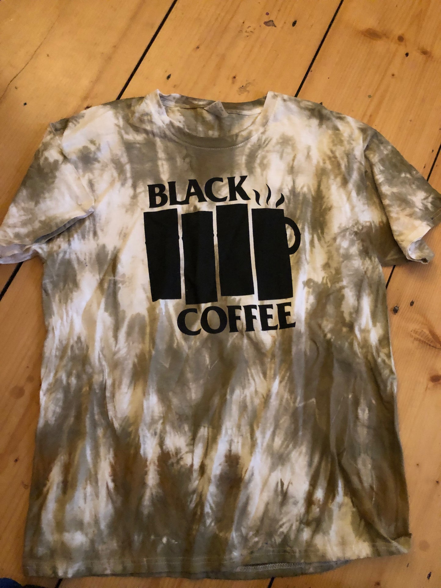 BLACK COFFEE TYE -DYED SHIRT