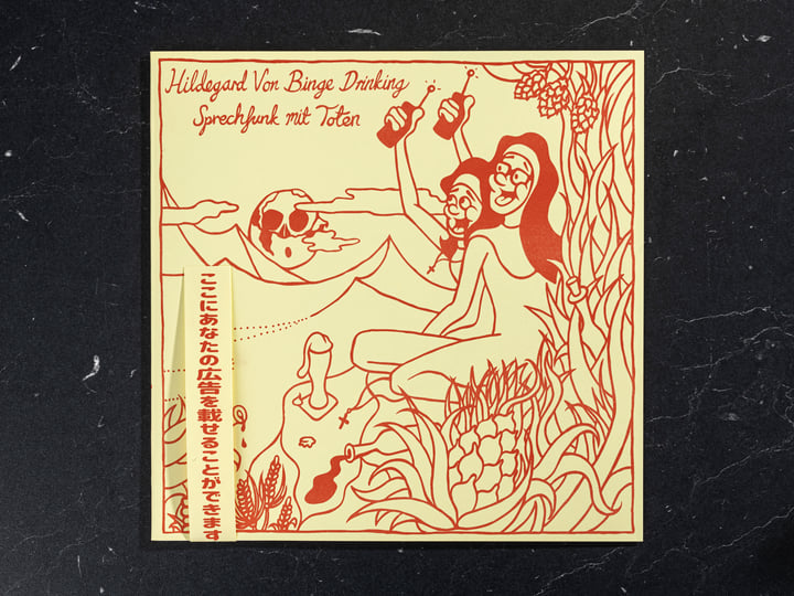 HILDEGARD VON BINGE DRINKING – SPRECHFUNK MIT TOTEN 10'' - Riso Yello