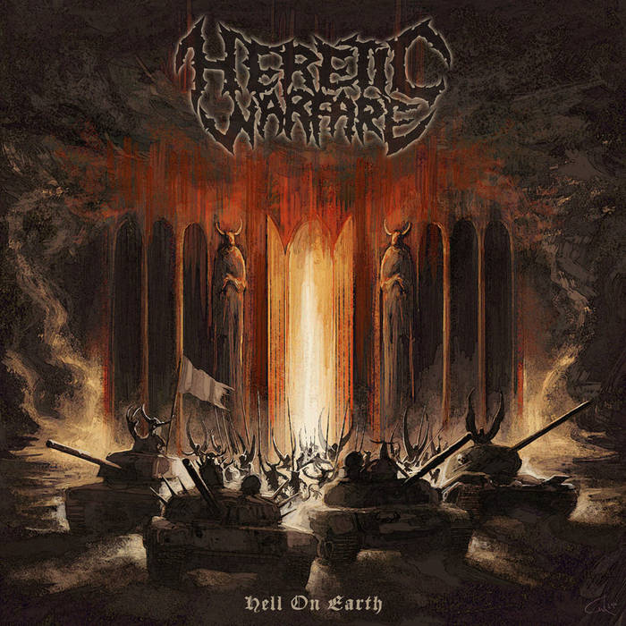 HERECTIC WARFARE - HELL ON EARTH LP