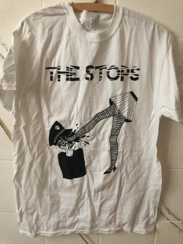 THE STOPS - COP SHIRT WHITE