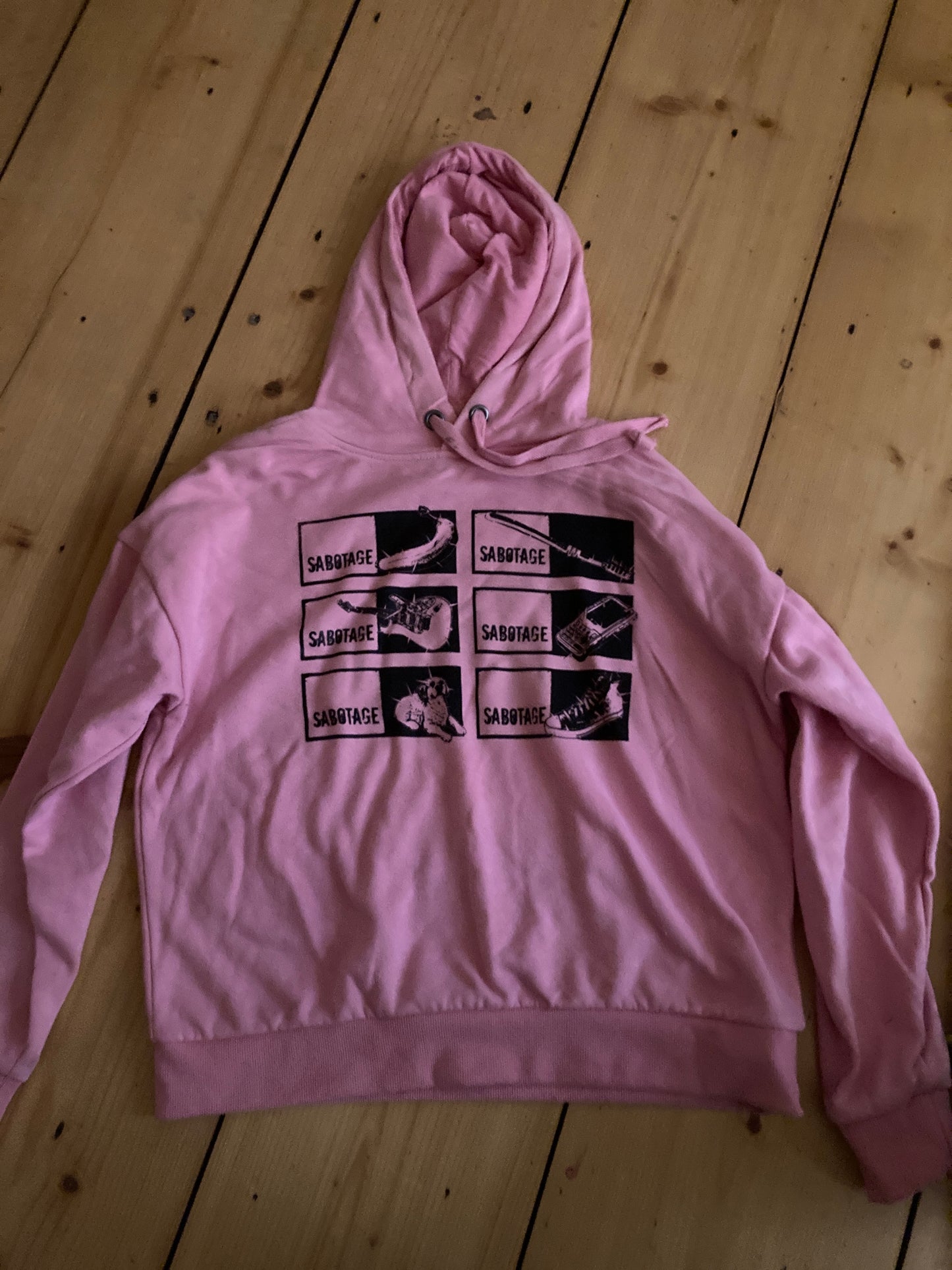 SABOTAGE PINK HOODIE