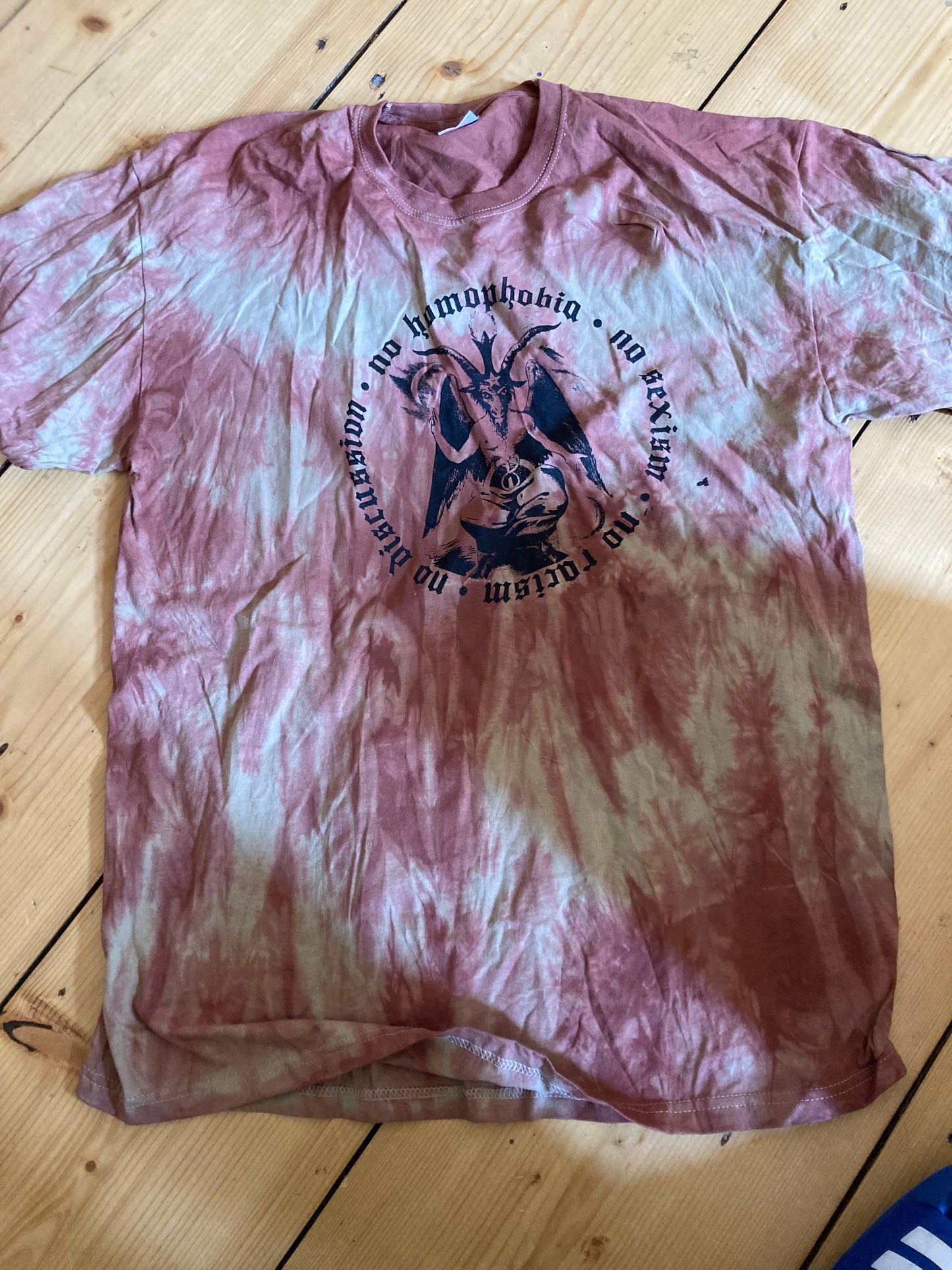 NO HOMOPHOBIA TIE  DYE SHIRT