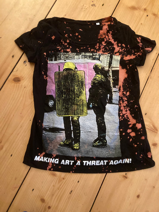 MAKING ART A THREAT AGAIN SHIRT