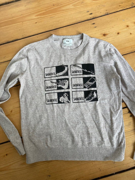 Sabotage Sweater Beige Size L