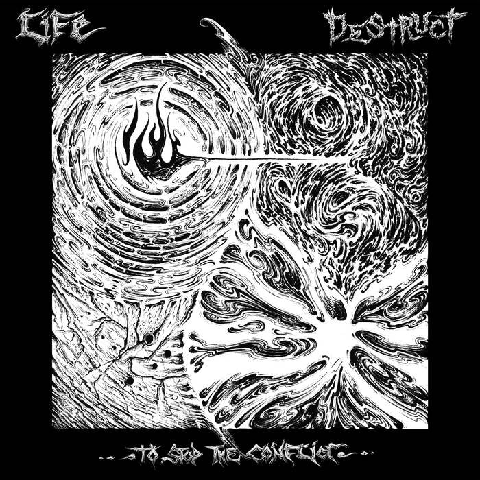 LIFE / DESTRUCT - SPLIT 12" EURO PRESS