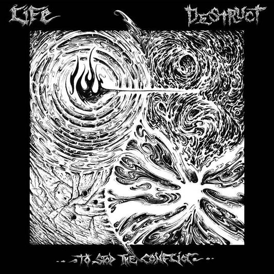 LIFE / DESTRUCT - SPLIT 12" EURO PRESS